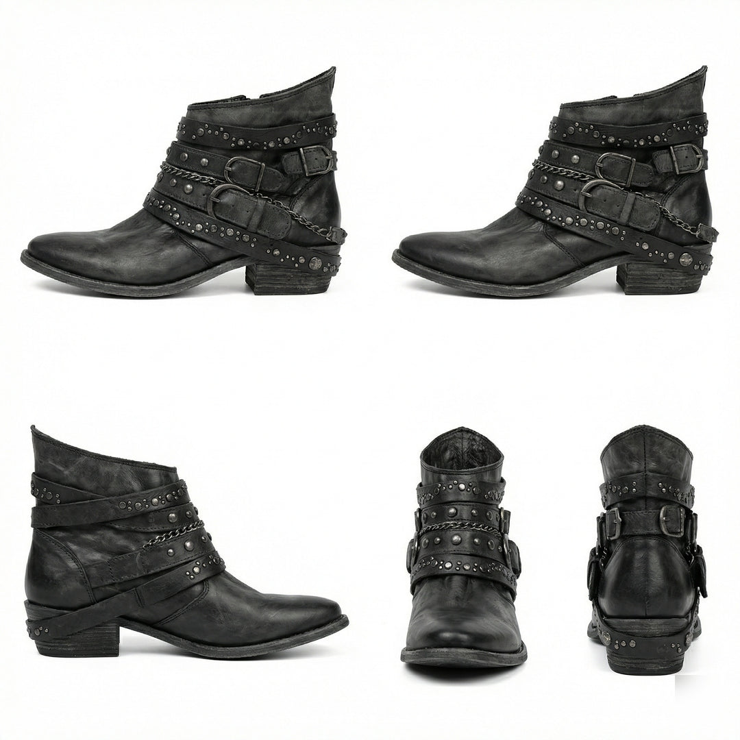 EBMode | Vintage-Kettenstiefel