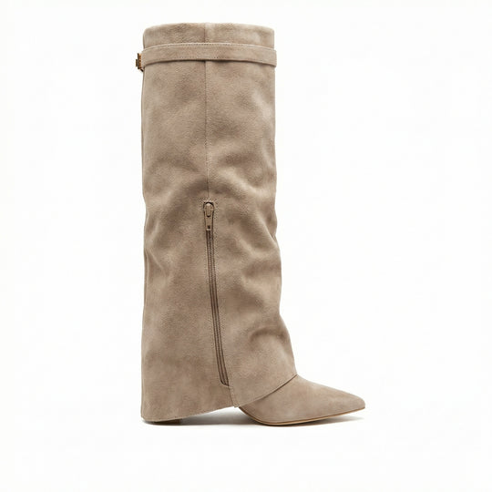 Wildlederstiefel Für Damen EB