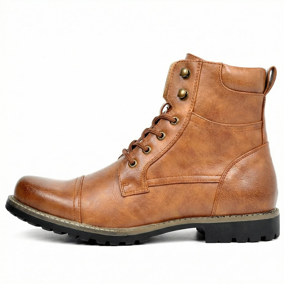 Motorradstiefel aus echtem Leder EB