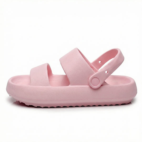 EB | Orthopädische Sandalen Comfort Plus Pantoletten mit Doppelriemen Gepolsterte, Lässige Slip-On-Sandalen