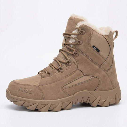 Herren wetterfeste Winterstiefel mit isolierender Fütterung und rutschfester Sohle EB