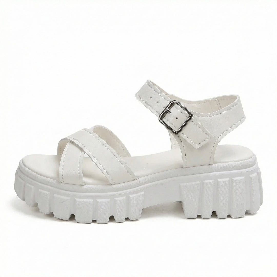 EB | Einfarbige Freizeitsandalen