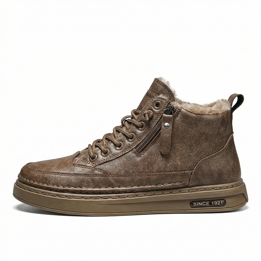 EB | Herren Schneestiefel mit warmem Baumwollfutter und rutschfester Sohle
