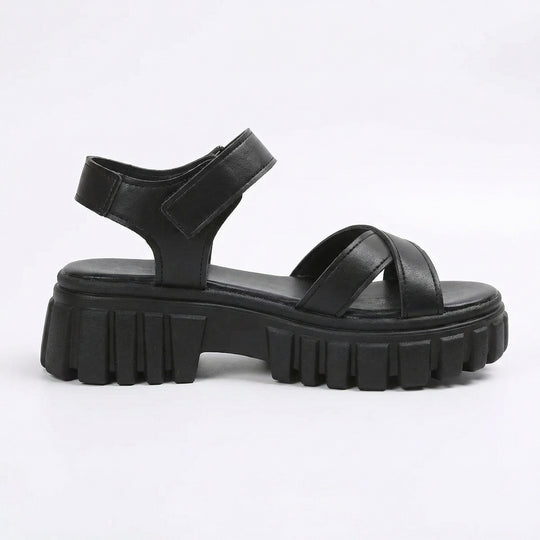 EB | Einfarbige Freizeitsandalen