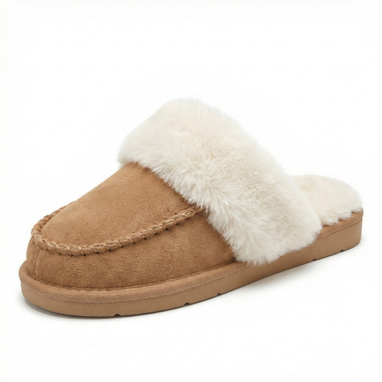 Winterhausschuhe - Warm - Fell - Hausschuhe - Damenschuhe EB