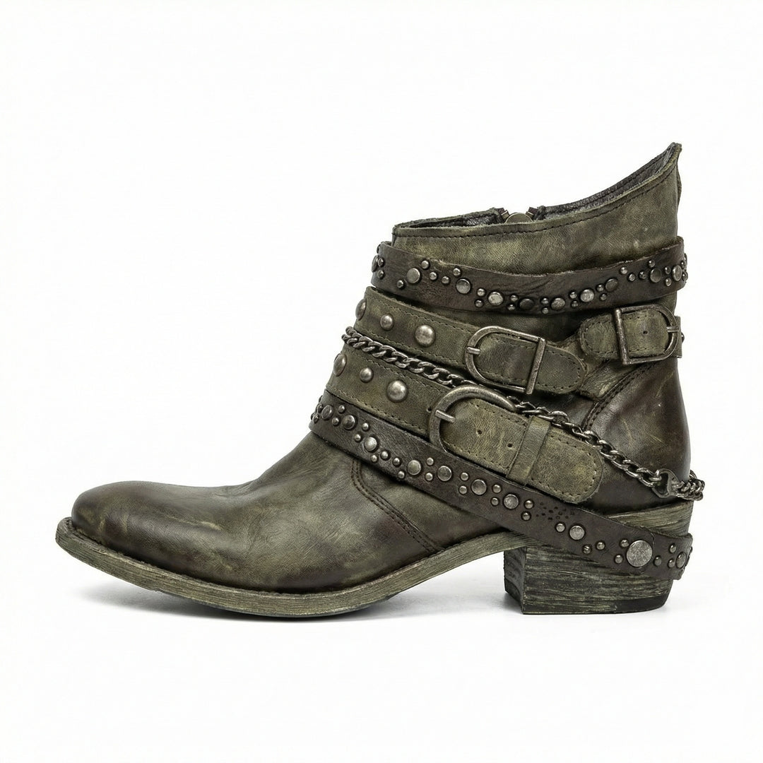 EBMode | Vintage-Kettenstiefel