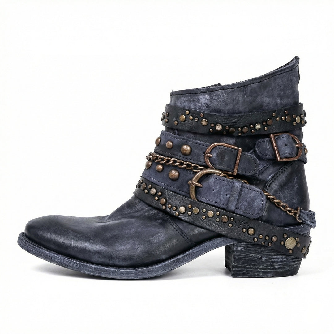 EBMode | Vintage-Kettenstiefel