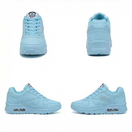 EB | Pu Orthopädische Damen Sneaker mit Schwarzem Augenprint