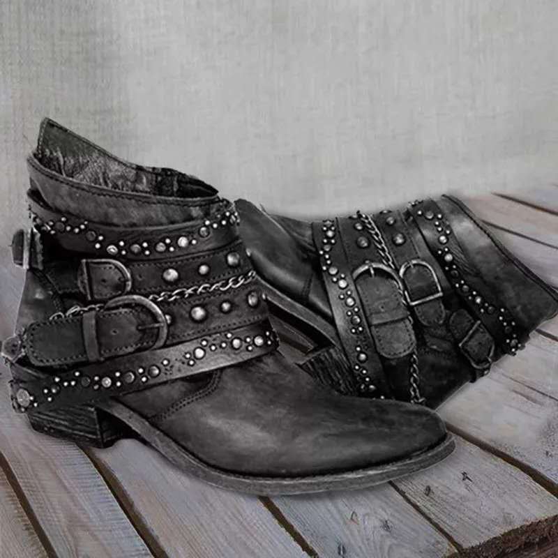 Leichte Elegante Western Stiefelette Mit Luftigem Stiefel EB