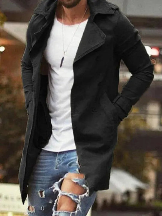 EB | Länge Slim Fit Herren Wintermantel