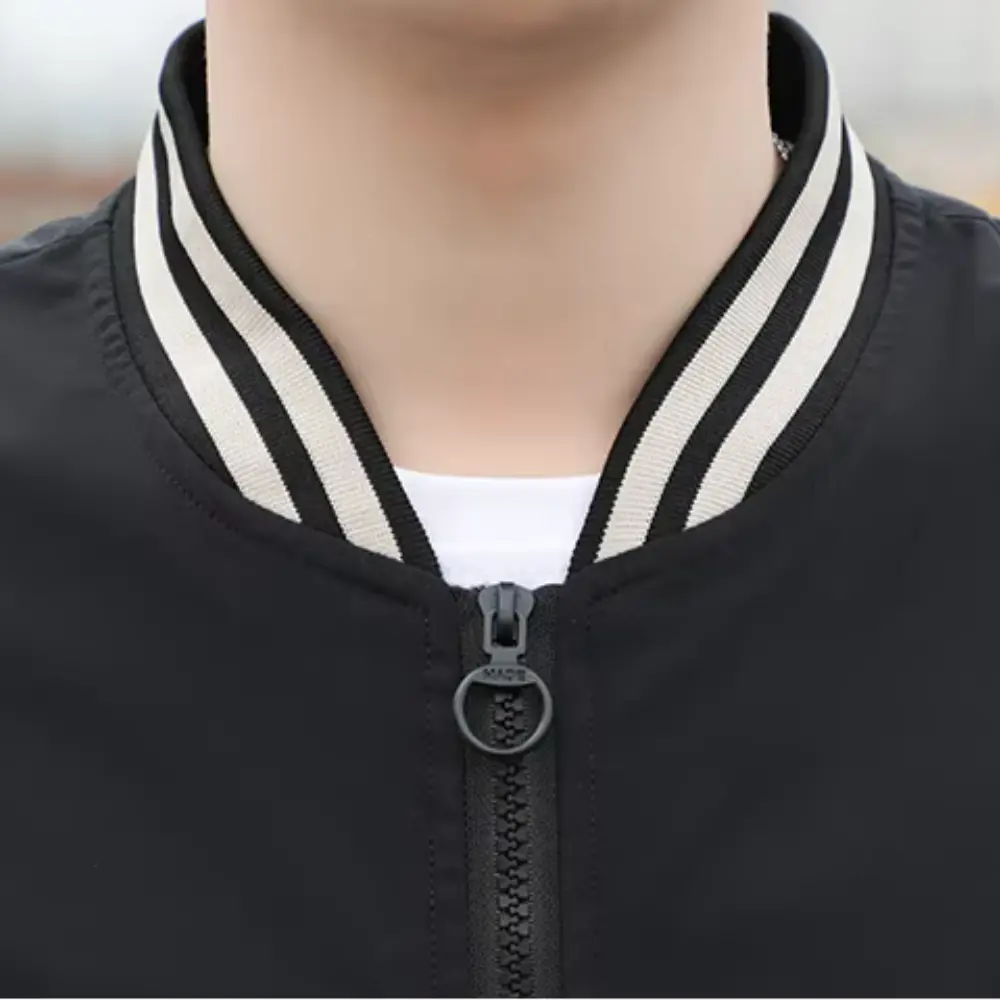 EB | Splicing Stripe Varsity-Jacke