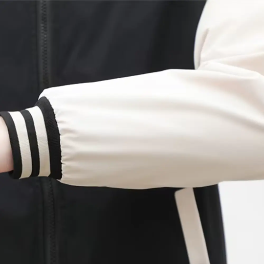 EB | Splicing Stripe Varsity-Jacke