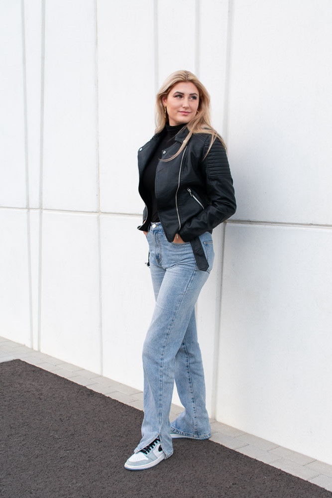 EB | Leder-Bikerjacke für Damen Alex