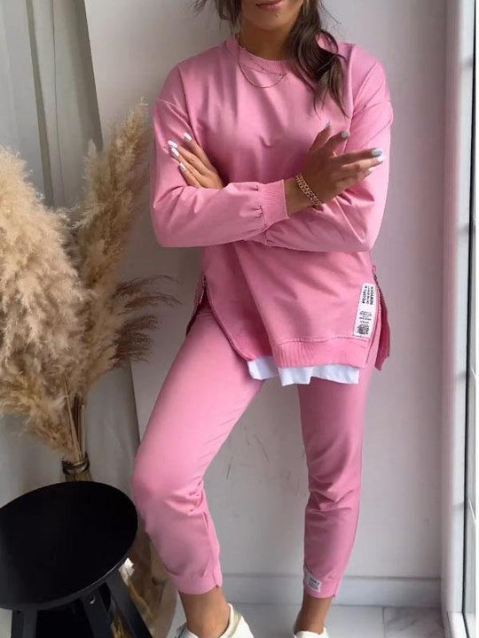 EB | Bequemes Sweatshirt- und Hosen-Set für Frauen
