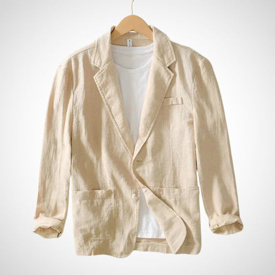 EB | Leichter Herren-Leinen-Blazer aus einer Baumwollmischung