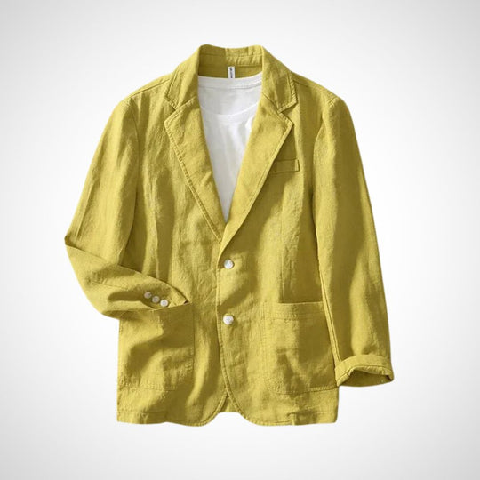 EB | Leichter Herren-Leinen-Blazer aus einer Baumwollmischung