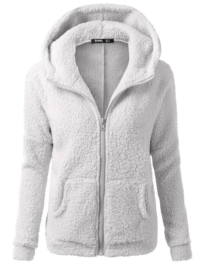 EB | Weicher Fleece-Cardigan Schön & Warm & Vielseitig