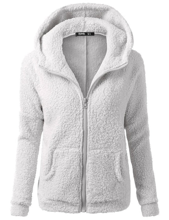 EB | Weicher Fleece-Cardigan Schön & Warm & Vielseitig