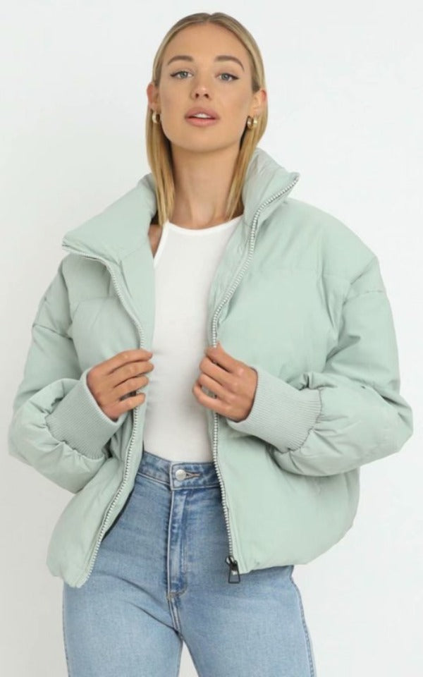 EB | Stylische Pufferjacke mit Reißverschluss - Winter