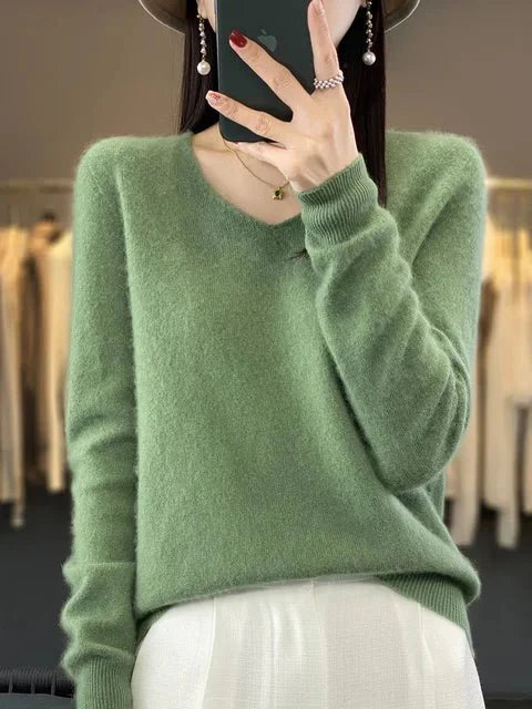EB | Weicher Stoffmischung Pullover