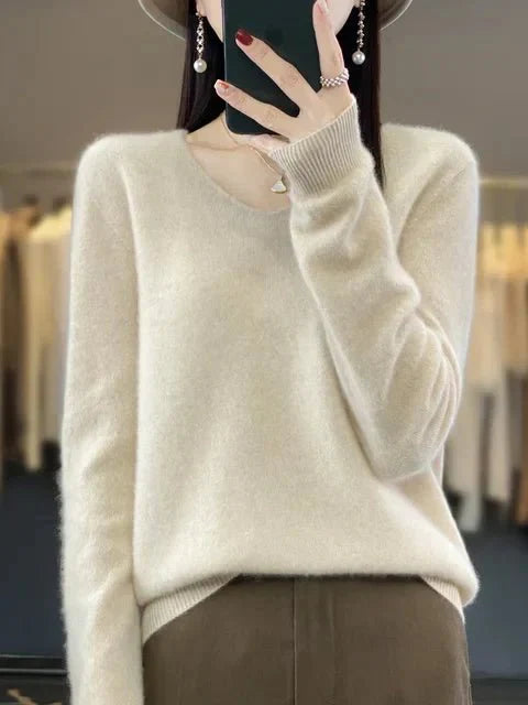 EB | Weicher Stoffmischung Pullover