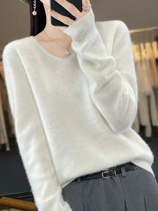 EB | Weicher Stoffmischung Pullover