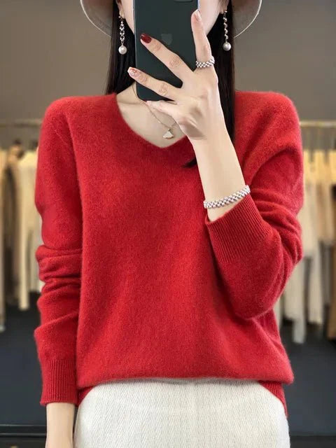 EB | Weicher Stoffmischung Pullover
