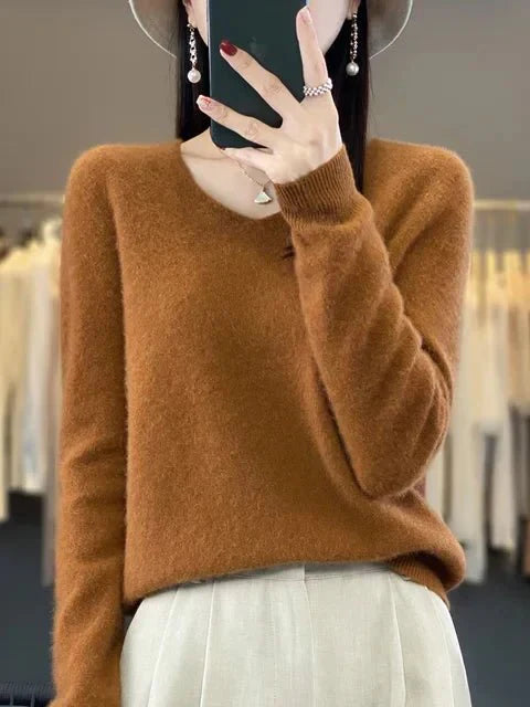 EB | Weicher Stoffmischung Pullover