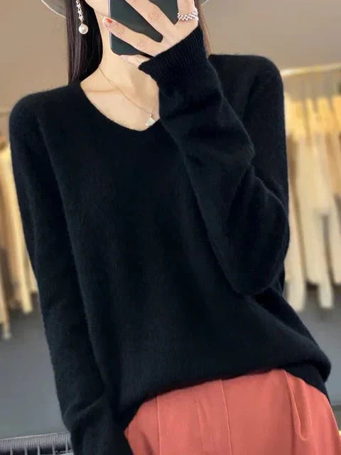 EB | Weicher Stoffmischung Pullover