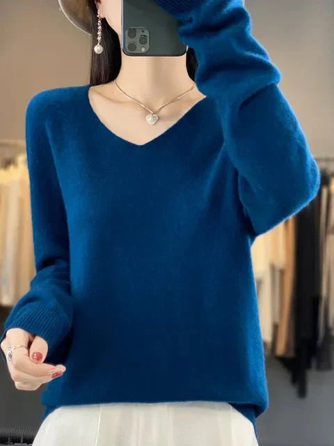 EB | Weicher Stoffmischung Pullover