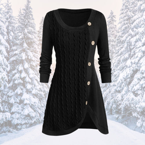 EB | Warmes und elegantes Pulloverkleid