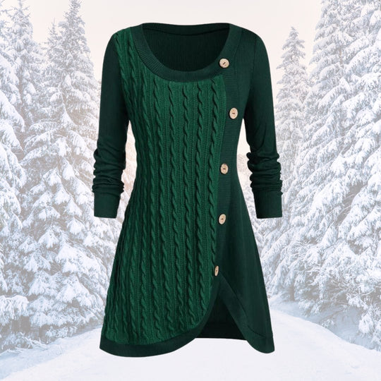 EB | Warmes und elegantes Pulloverkleid