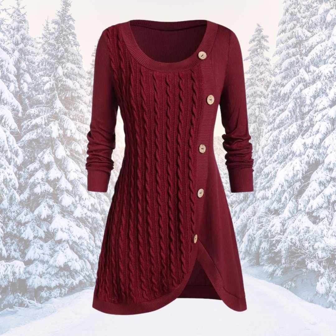 EB | Warmer und Eleganter Strickkleid