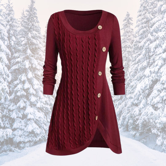EB | Warmer und Eleganter Strickkleid