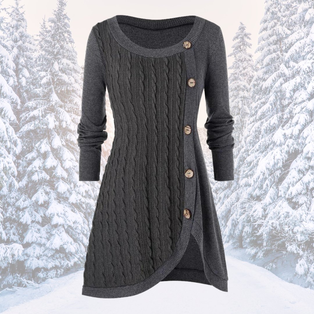 EB | Warmes und elegantes Pulloverkleid