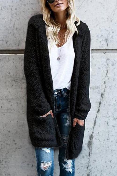 EB | Kapuzen-Strickjacke