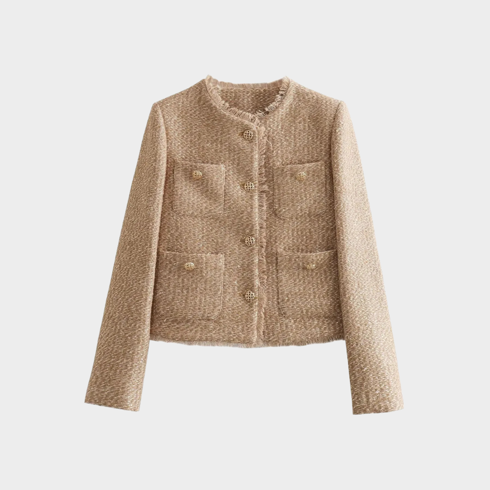EB | Beige Tweedjacke Damen