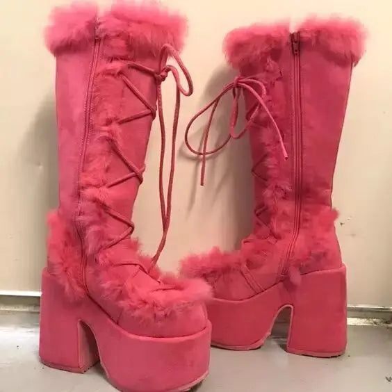 EB | Neue Winter Frauen Schnee Stiefel Plattform  (Saison 2)