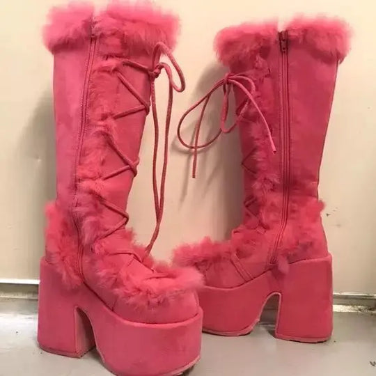 EB | Neue Winter Frauen Schnee Stiefel Plattform  (Saison 2)