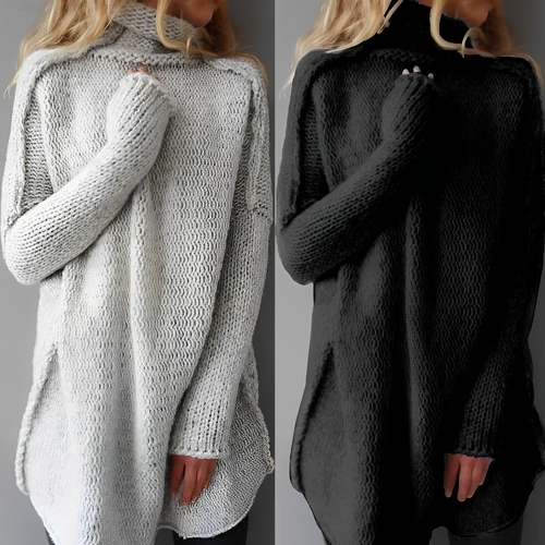 EB | Langer Strickpullover