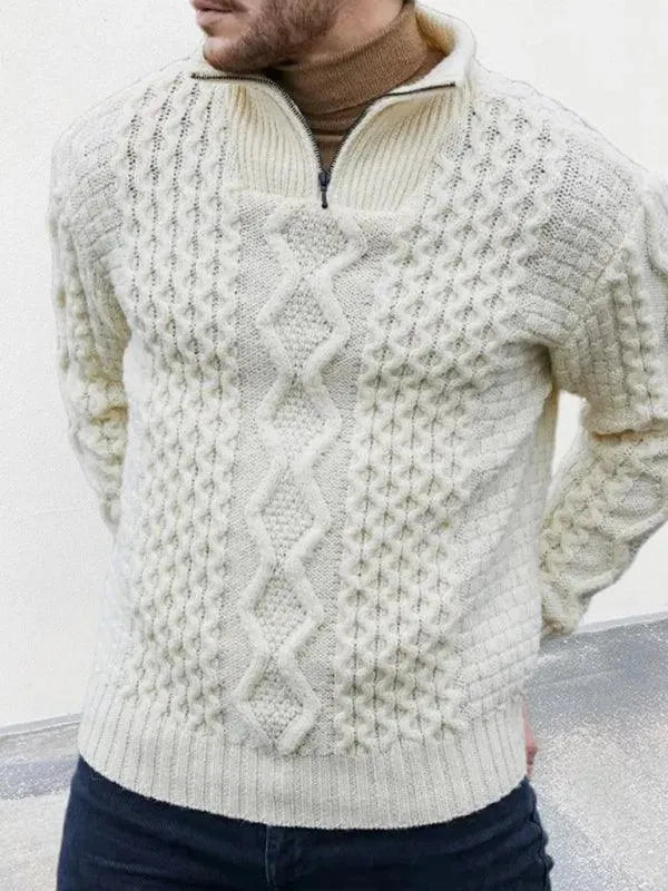EB | Kabel Rollkragenpullover Männer