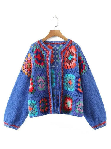 EB | Häkel Frauen Strickjacke Pullover