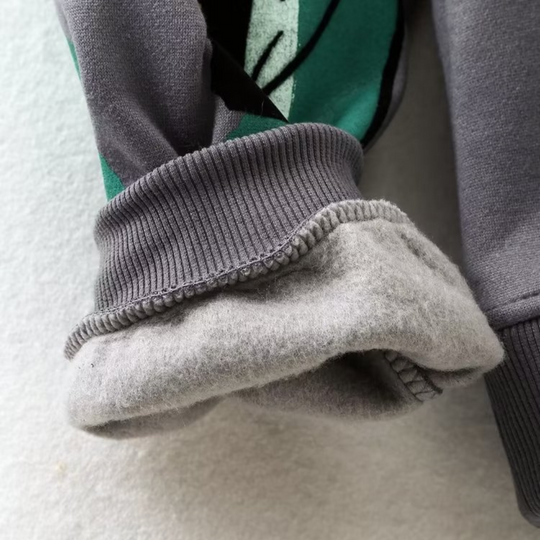 EB | Loose-Fit Wolle-Druckpullover
