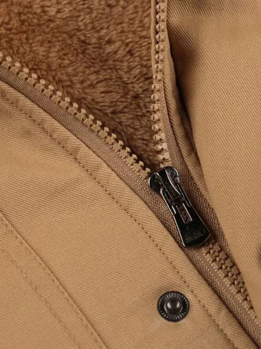 EB | Lockere Stehkragen Kapuzenjacke für Herren Winter