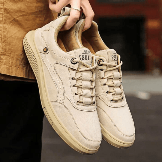 EB | Herren Sneakers Italienische Wildleder Sneakers Lässig und Komfortabel