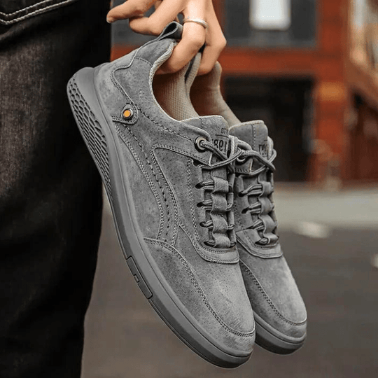 EB | Herren Sneakers Italienische Wildleder Sneakers Lässig und Komfortabel