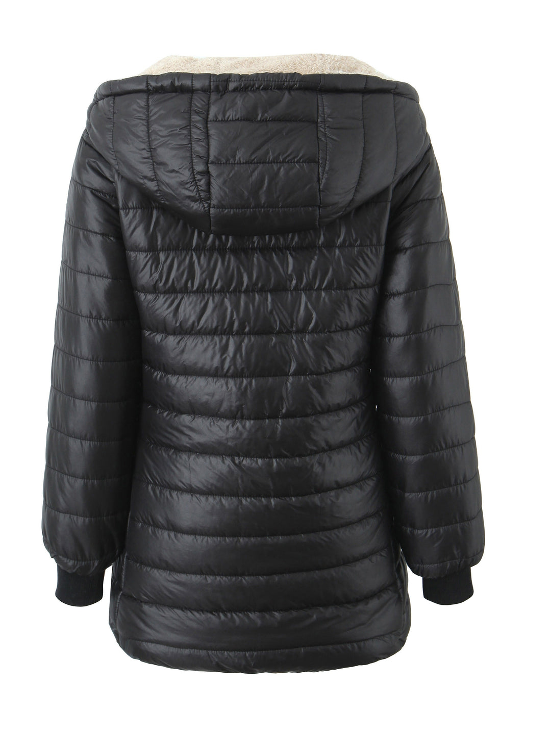 EB | Gefütterte Damen Kapuzenjacke In Einfarbigem Design