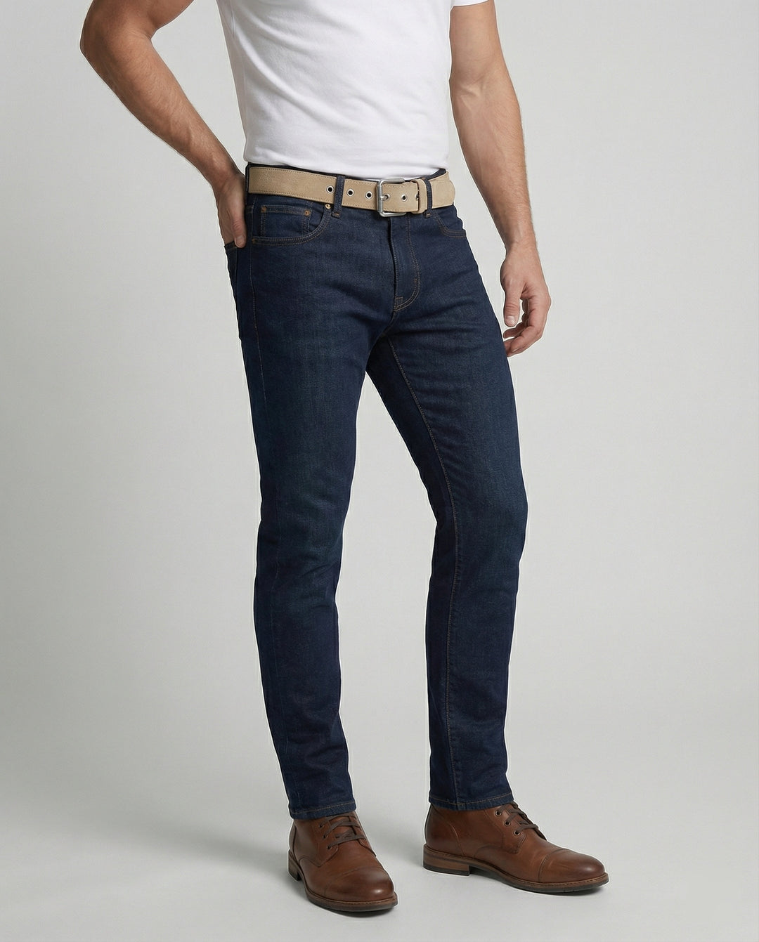 EB | Herren Wildledergürtel Klassischer & Eleganter Wildledergürtel für Männer