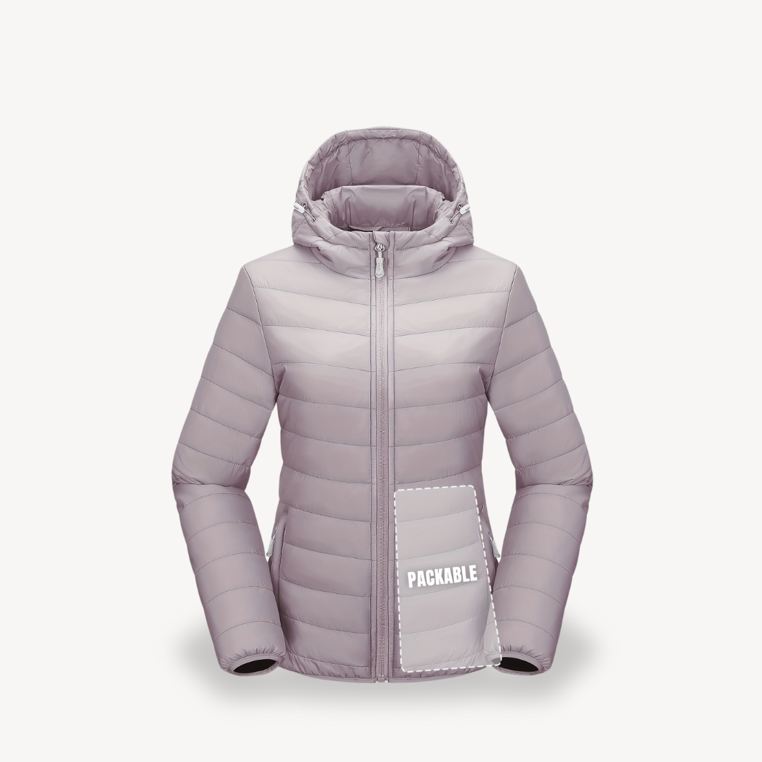 EB | Damen Packable Puffer Jacke mit Kapuze