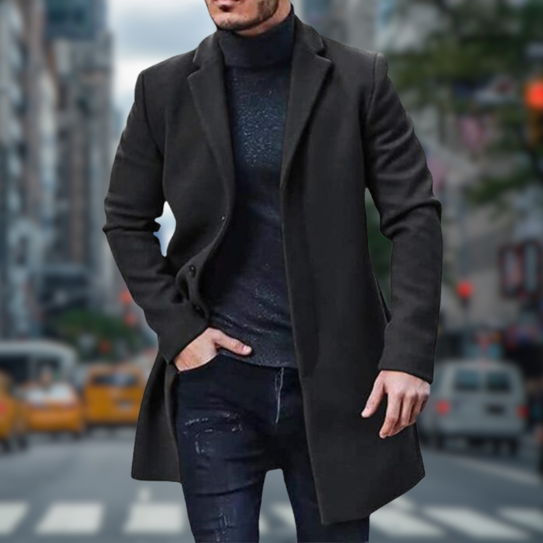 EB | Klassischer langer Trenchcoat - Stilvoll & Bequem